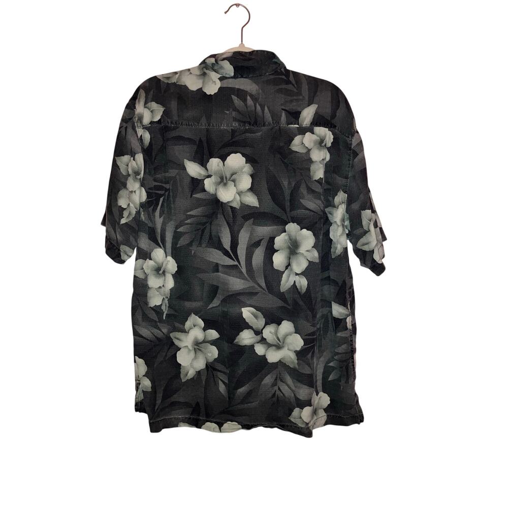 Tommy Bahama Floral Tropical Hawaiian Shirt Mens Size Large 100% Silk - Picture 3 of 3